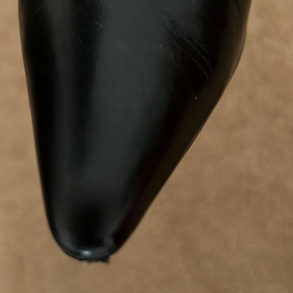 Worthington black pointed toe kitten heels size  7 .5 medium 2 inch heel height - Picture 9 of 12